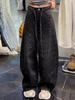 American Star Rhinestone Sparkle Denim Pants - Women's Wide-Leg Floor-Length 2026 Spring Scythe Style