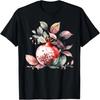 Pomegranate Fruit Botanical Cottage Core Cottagecore Vegan T-Shirt