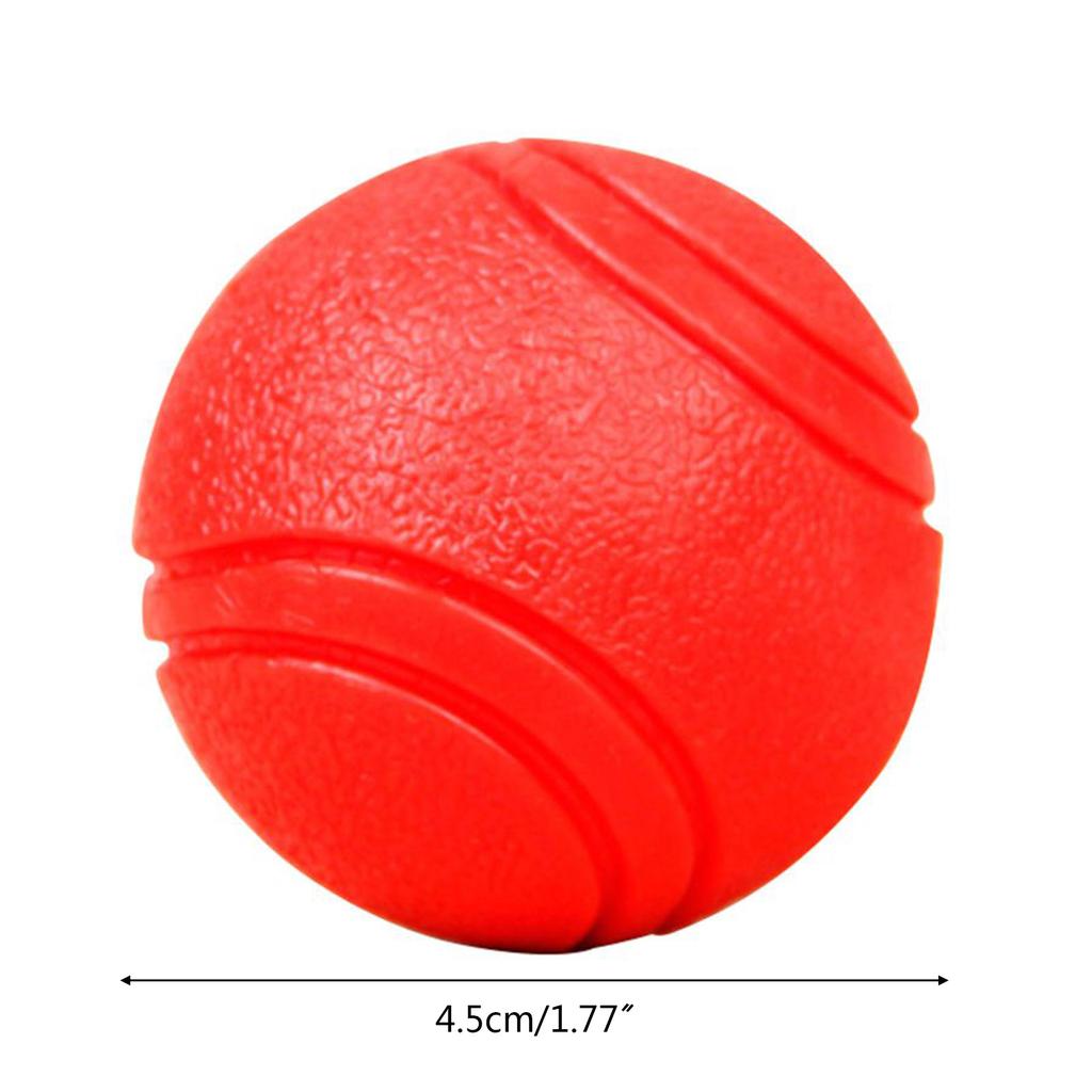 Balles Jouets Solides Interactives pour Chien Jouets à Mâcher pour Chiot Dentition Grincement des Dents Soulager l'Anxiété pour Jouets Boules en Caoutchouc Résistant