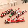Wooden Christmas Train Window Ornaments