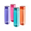 Set Sticle de Apă din Plastic Incasabil Pentru Călătorii și Utilizare Zilnică cu Capacitate de 1L în Formă Pătrată Elegantă și Culori Asortate Vibrante