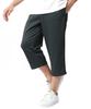 Converse Cropped Jersey Trainings- en Hardloopbroeken voor Mannen, Kleur Charcoal, 3/4 Lengte, Draag, M, L, LL, 3L, 4L, 5L, 6L,