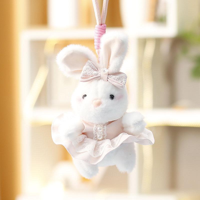 Plush Bunny Toy For Girls With Polyester Fill Cozy Gift For Children