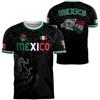 Mexikansk Nationalflagga Tryckt T-shirt För Män Mode 3D Örnmönster Överdimensionerad T-shirt Sommar Kortärmade Toppar Casual O-ringad Tee
