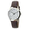 Klefer Analog Waterproof Watch with Leather Brown TE-AM185-WTS Men's Strap,