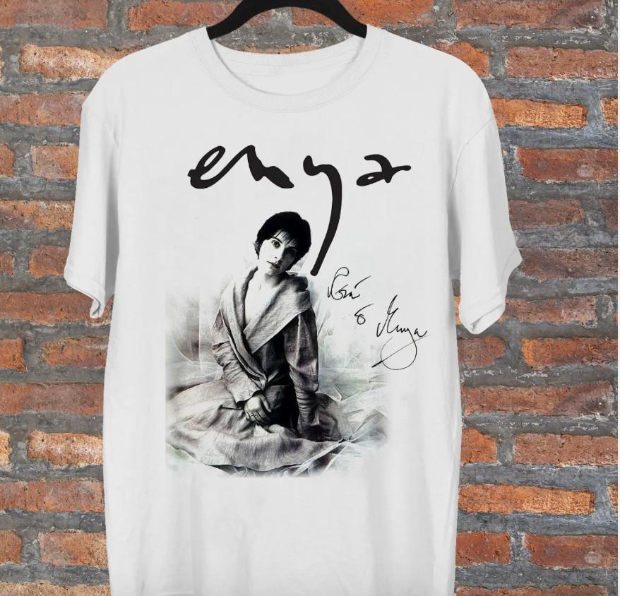 Neues beliebtes Enya Sänger Geschenk für Fans Weißes S-2345XL T-Shirt Unisex T-Shirt