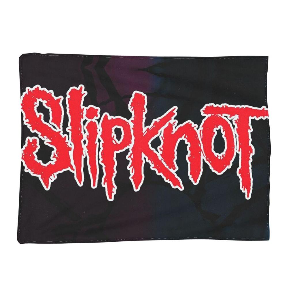 Couverture Slipknot Metal Hip Hop Rock Douce Chaude Flanelle Jeté Couverture pour Salon Pique-nique Voyage Maison