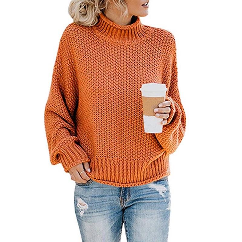 2025 New Collection, Knitted Sweater, Sweater, Thick Thread Pullover High Neck Sweater, Women's Style, Winter Inner Wear, Thick Warm Sweater
