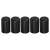 X AUTOHAUX Silicone Hose Cap Black 5pcs Intake Vacuum Hose