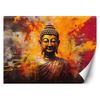 Tapet statuie Buddha colorat abstract