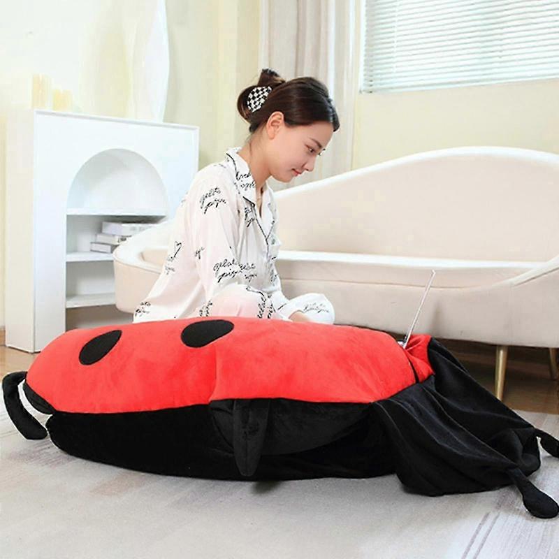 Nešiojama boružės pagalvė Miela, šilta mieganti, nešiojama pliušinė, nuimama negabaritinė 100 cm/39,4 colio milžiniška