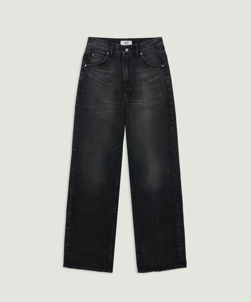 LMOOD Big Boy Wide Denim Ice Black