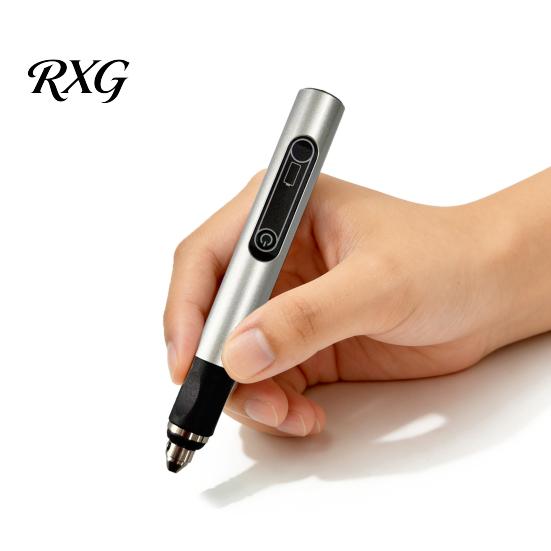 Holzschnitzwerkzeug mit variabler Geschwindigkeit, kabellose Graviermaschinen Stiftaufsätze, USB-wiederaufladbarer Mini-Elektrogravierer, Ätzwerkzeug, professionelles Handwerk