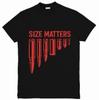 Size Matters Skull Graphic 100% Cotton T-shirt Mens Tees Top Top Tee Size S-3XL