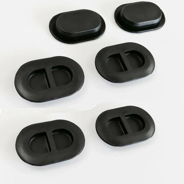 Oval Bottom Pan Drain Plugs Foot Mat Water Vent Hole For Jeep Wrangler 2018   JL