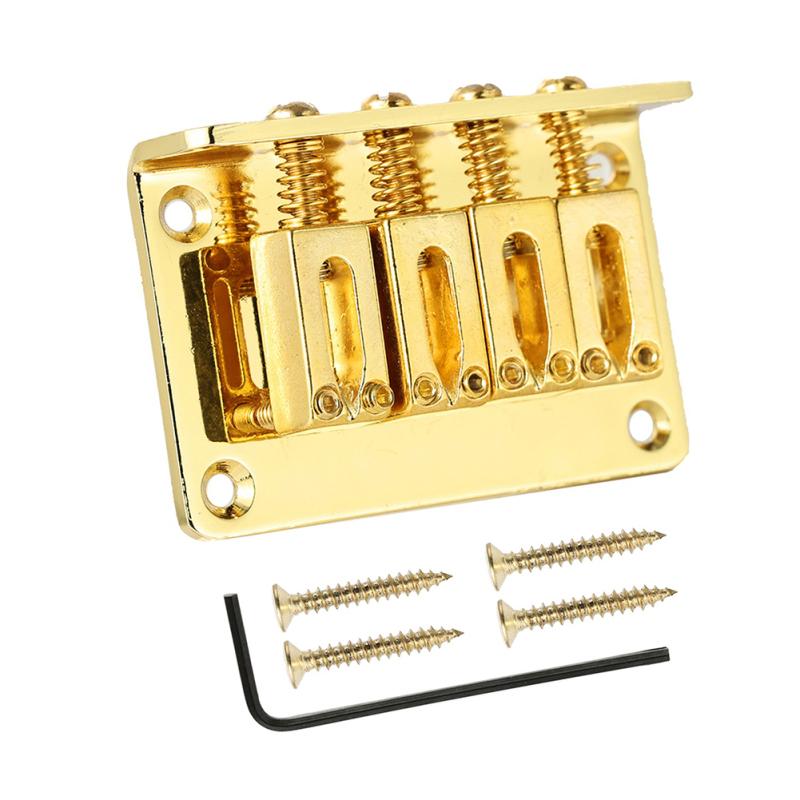 4-string Hard-tail Bridge Electric Guitar Replacement Parts Pull-string Bridge Compatible For Cigar