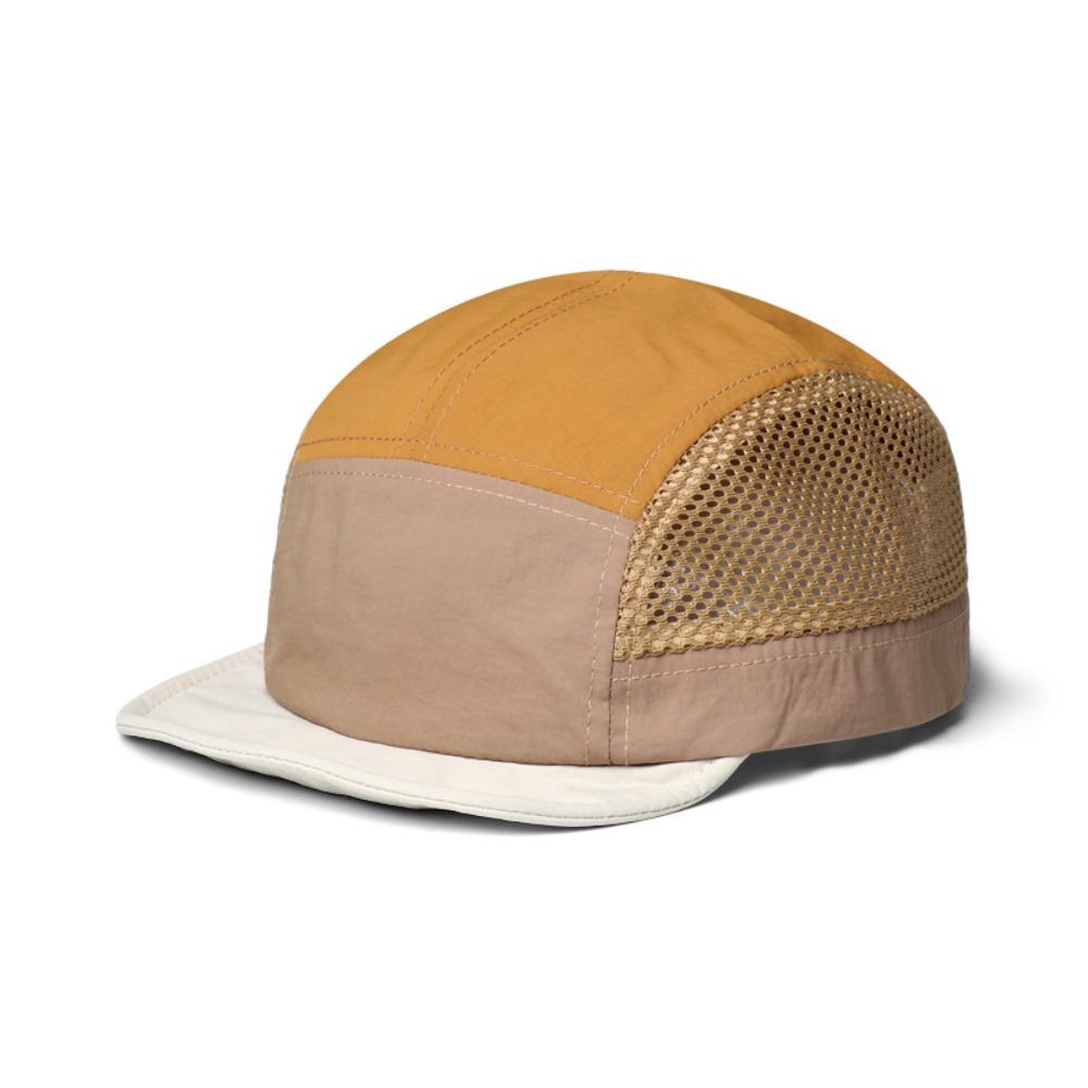 Versatile Retro Mesh Baseball Cap Quick Drying Adjustable Sun Visor Cap Breathable 5 Panel UV Protection Cap Unisex