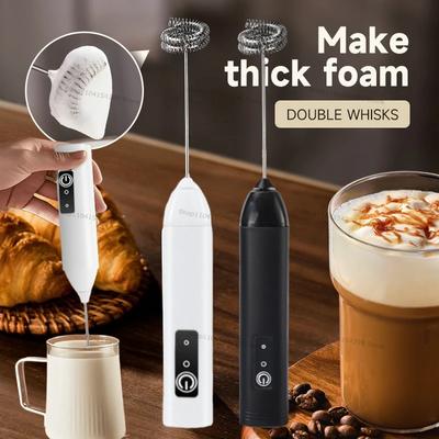 Bezdrátové napěňovače mléka Elektrický ruční mixér Elektrický mini kávovar Šlehač Mixér s USB pro kávu Cappuccino Smetanu