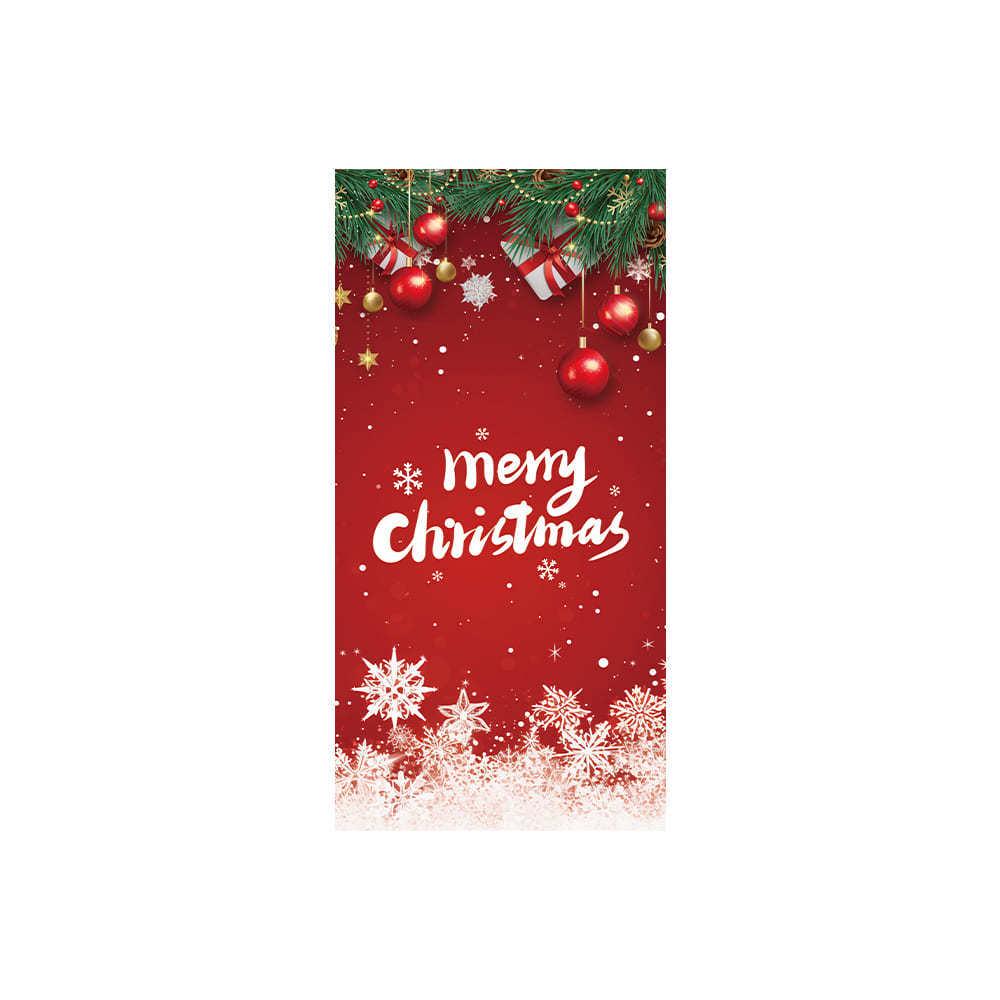 2026 Festive Santa Claus Door Curtain - Indoor/Outdoor Christmas Decoration