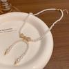Korean High-End Baroque Pearl Necklace - Light Luxury Beaded Clavicle Chain for Women