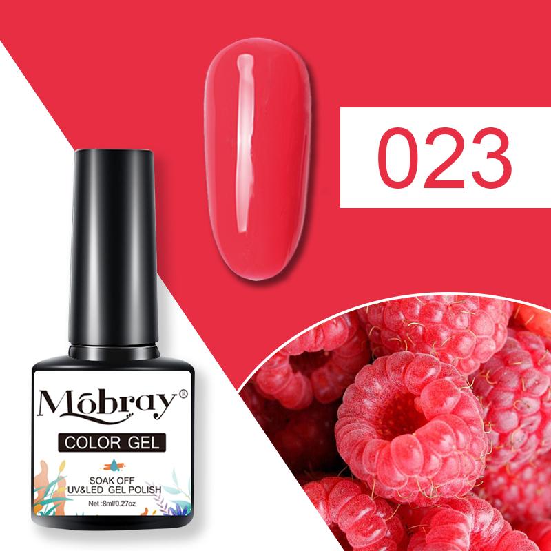 Mobray 80 barev gelový lak na nehty 8ml semipermanentní gelový lak nasáklý UV gel na nehty