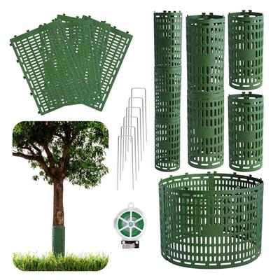 Tree Trunk Protectors Adjustable Expandable Tree Guard Trunk Protector with Twist Ties Preventing Bark Damage from Pruners Animals for Various Size