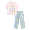 Care Bears Womens/Ladies Character Short-Sleeved Long Pyjama Set
