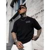 Faith Over Fear Positive Energy Letter Graphic Tshirts Men Fashion Cotton T-Shirts Summer Loose Tee Clothes Breathable Soft Tops