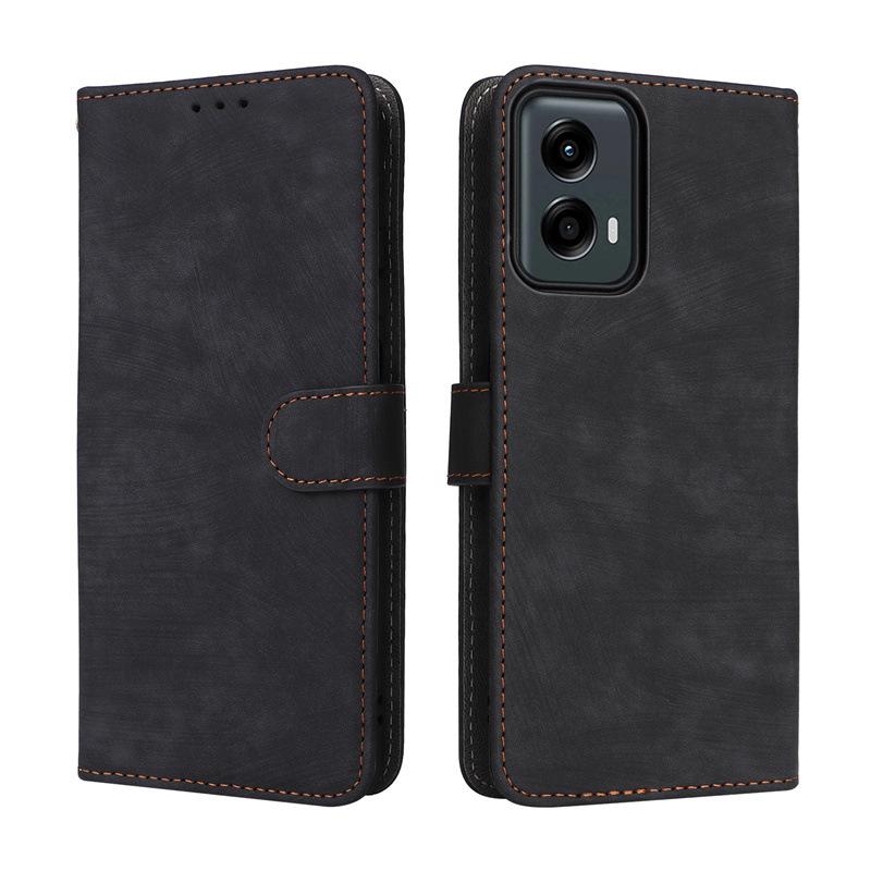 Flip Cover for Motorola Moto G (2024)/Moto G 5G 2024 PU Leather Full-Body Protection [RFID Blocking]