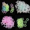 3D Dutá Hviezdna Skladovanie Energie Fluorescenčné Svietiace V tme Svetielkujúce Na Stenu Nálepky Pre Detskú Izbu Obývaciu Izbu Nálepka