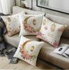 45x45cm Ramadan Festival Illustration Moon Lantern Pillow Covers Living Room Sofa Cushion Cover Soft Home Decorations