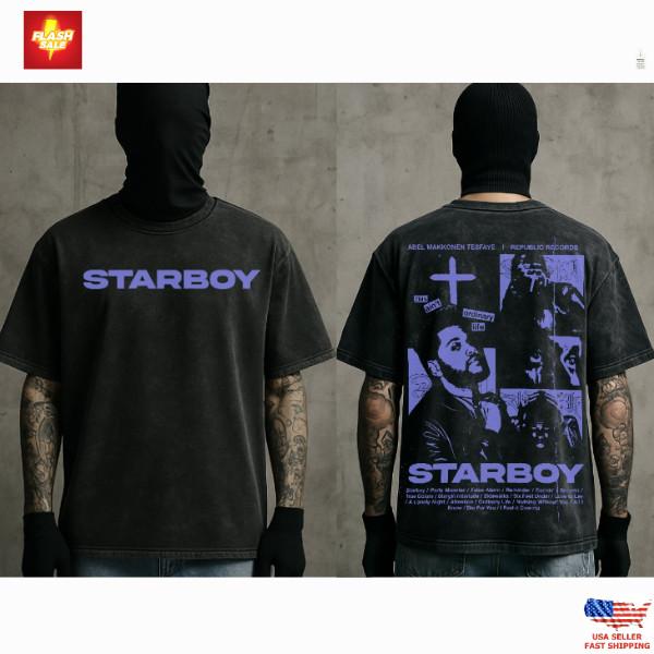 The Weeknd Starboy T-Shirt Περιορισμένη Συλλογή Loud Legendary Mic Drop T-Shirt Unisex