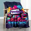 Roblox 121 Pasbare Tekst Plaid Deken Gepersonaliseerde Deken Duurzaam Comfort Perfect voor Woonkamer Beddengoed Kantoor Huisdecoratie