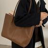 Retro Tote Bag Women's Fashion Korean Commuter Bag Versatile Large Capacity Shoulder Big Bag