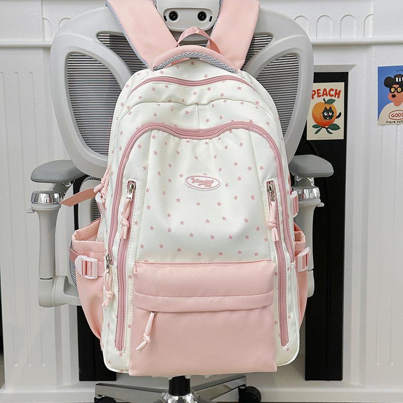 Schoolbag Mori Ins Cute Schoolbag Lightweight Korean Backpack Female Students Large Capacity Junior High School Versatile Casual Backpack