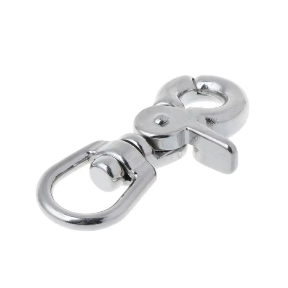 Zinc Zinc Zinc Alloy Material Snap Hooks 316 Stainless Steel Spring Buckle Diving Clip  Leash Applications