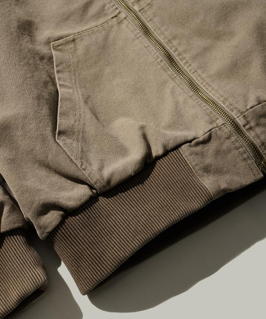 Fp142 Walker Pigment Hooded Zip-Up Jacket Light Beige Ykot1482