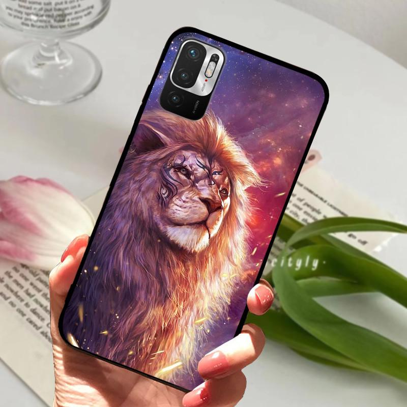 For Redmi Note 10T Case Note10 5G Geometric Design Silicone Soft TPU Back Covers For Xiaomi Redmi Note 10 JE Bumper Funda Capa