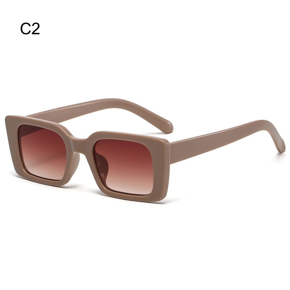 UV400 Beach/Travel Gradient Square Sunglasses Shades Rectangle Leopard Sun Glasses
