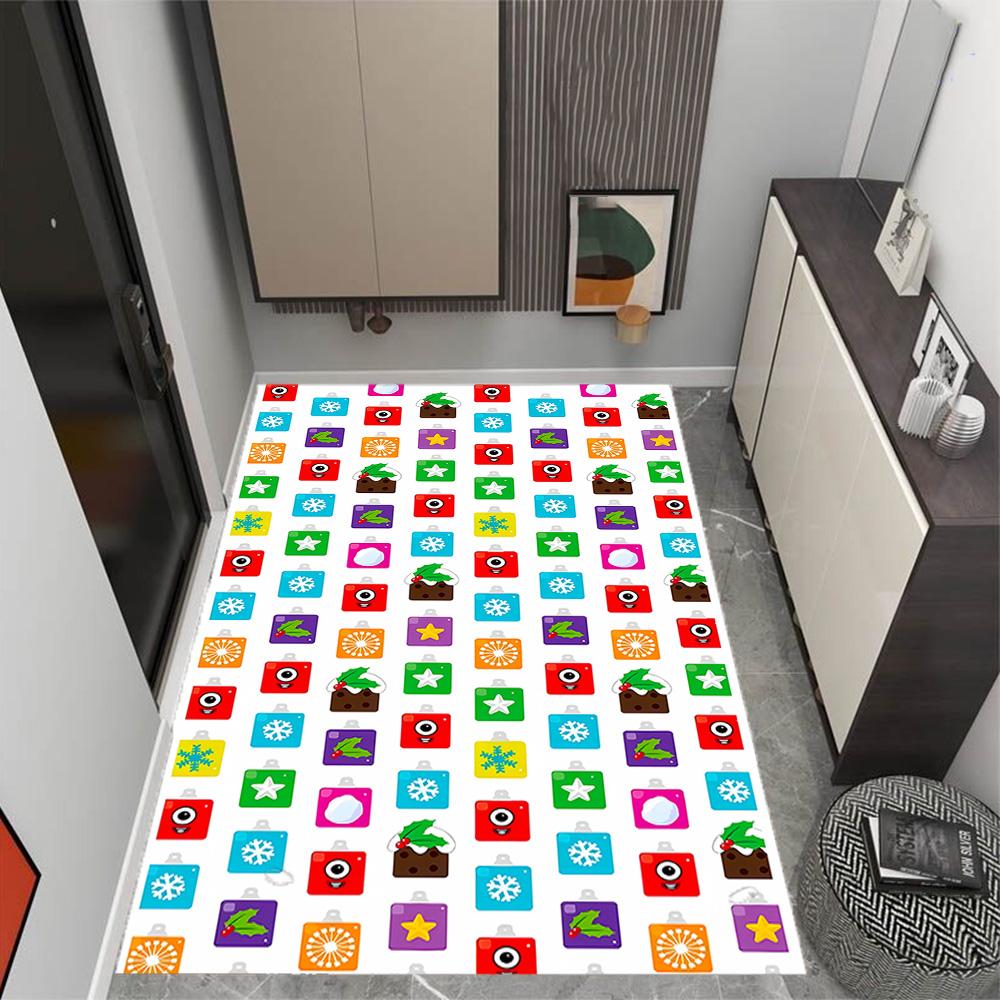 Number Blocks Adventure Floor Rug Office Rug Perfect for Hallway Playrooms Dormitory Decorate Room Antislip Carpet Decorate Offices