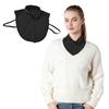 Yousheng Sparkling Rhinestone Removable Collar Red Christmas Check Faux Collar Women Detachable Fake Collar Sweater Accent