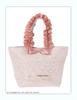 Sanrio X Maison De FLEUR Maron Cream Pink Tote Bag Ruffle Handle