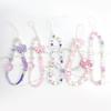 Bowknot Pink Bead Love Bow Pendant Beaded Bowknot Y2K Phone Lanyard  Phone Case