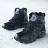 Men Adventure Outdoor Khaki Combat Boots Plus Size Jungle Cross-country Hiking Shoes Desert Boots