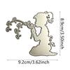 Klein meisje metalen stansmessen Fairy Die Cuts voor DIY Embossing Scrapbooking sjabloon mallen fotokaart maken decoratie