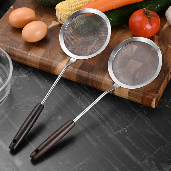 Fine Mesh Strainers Stainless Steel Colander with Rounded Edge Kitchen Colander Sifter for Food Tea Juice Flour Soy Milk
