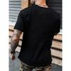 European Sizes Cute Cat Pumpkin Halloween Spooky Season Vintage Men T-ShirtMachine-washable Fashionable