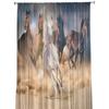 Rideaux transparents en forme d'animaux, en Tulle, pour fenêtre de salon, chambre à coucher, cuisine, décoration de la maison, en Voile