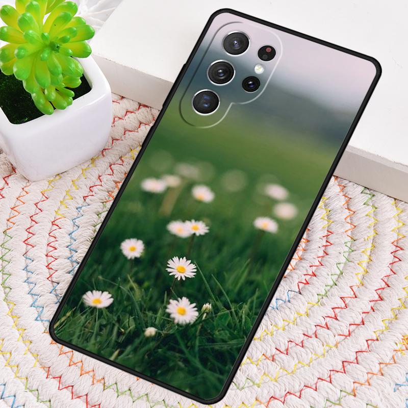 Daisy Flower Soft Phone Case for Samsung Galaxy Note 10 Pro S26 Ultra S23 S24 FE S25 S21 S22 PLUS Shockproof Cove