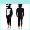 Sonic The Hedgehog Karakter Outfit Van Melkzijde Materiaal Voor Unisex Game Cosplay